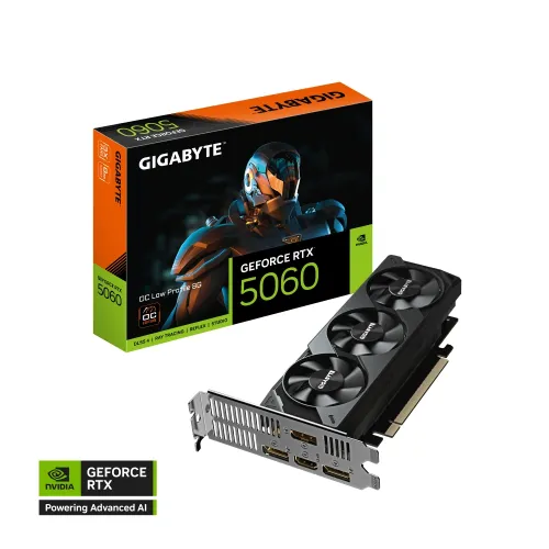 GIGABYTE GeForce RTX 5060 OC Low Profile Graphics Card — 8GB GDDR7