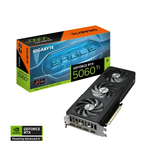 GIGABYTE GeForce RTX 5060 Ti EAGLE MAX OC Graphics Card — 16GB GDDR7