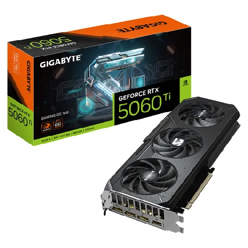 GIGABYTE GAMING OC GeForce RTX 5060 Ti Graphics Card — 16GB GDDR7