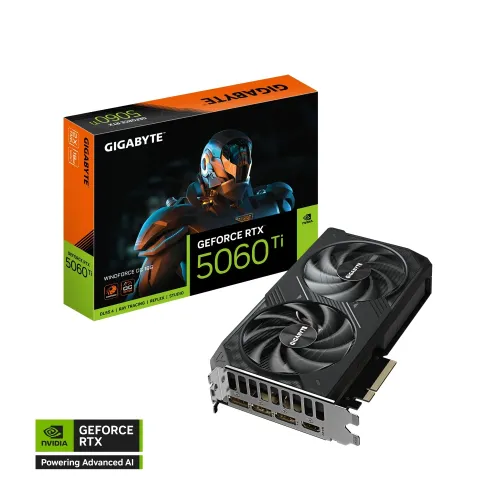 GIGABYTE WINDFORCE OC Graphics Card — GeForce RTX 5060 Ti, 16GB GDDR7