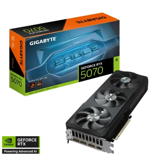 GIGABYTE GeForce RTX 5070 EAGLE OC SFF Graphics Card — 12GB GDDR7