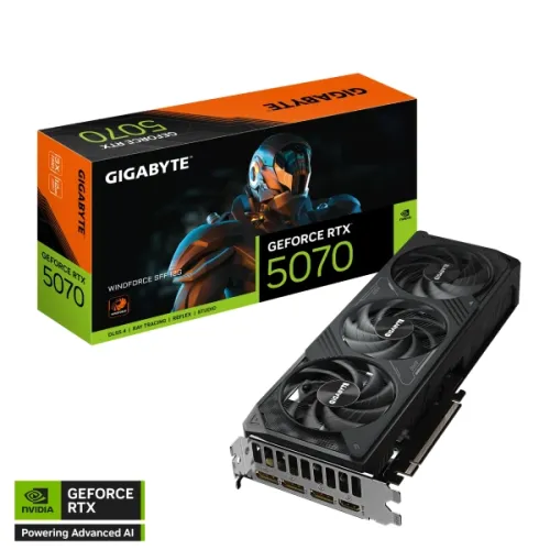 Gigabyte GeForce RTX 5070 WINDFORCE SFF Graphics Card — 12GB GDDR7