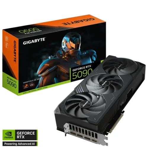 GIGABYTE GeForce RTX 5090 WINDFORCE OC Graphics Card — 32GB GDDR7