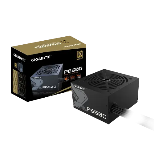 Gigabyte GP-P650G Power Supply — 650W, 80 Plus Gold, ATX