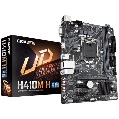 Gigabyte H410M H Motherboard — 10th Gen, Micro-ATX