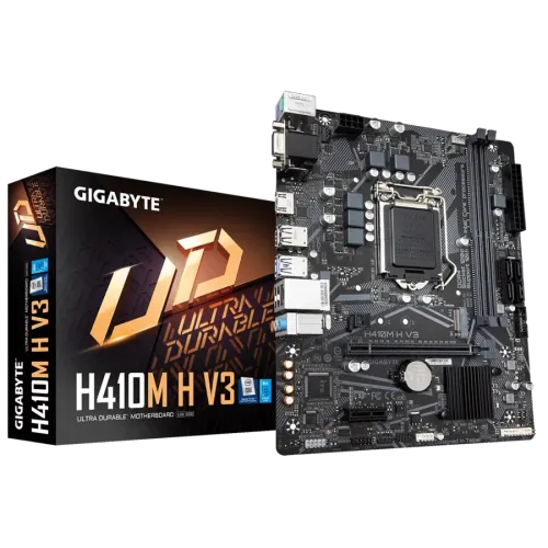 GIGABYTE H410M H V3 Motherboard — 10th Gen, Micro-ATX