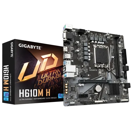 GIGABYTE H610M H Motherboard — DDR5 Micro-ATX