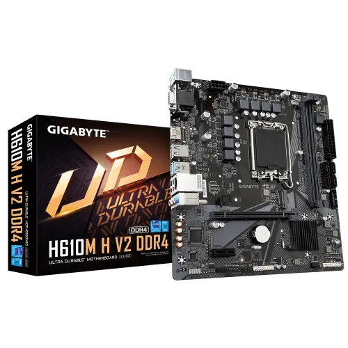GIGABYTE H610M H V2 Micro-ATX Motherboard — DDR4