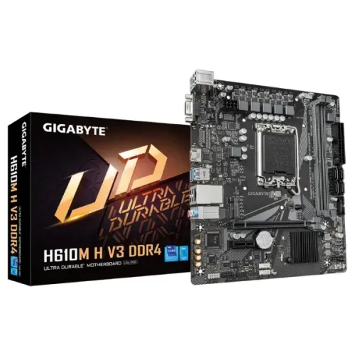 GIGABYTE H610M H V3 Motherboard — DDR4, Micro ATX