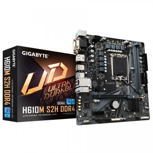 GIGABYTE H610M S2H Micro-ATX Motherboard — DDR4