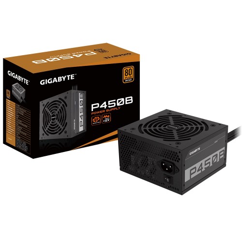 Gigabyte P450B Power Supply — 450W, 80 Plus Bronze Certified