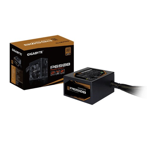 Gigabyte P650B Power Supply — 650W, 80 Plus Bronze Certified, Non-Modular