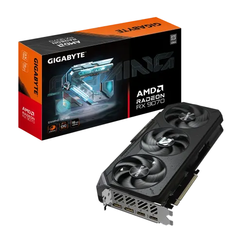 GIGABYTE Radeon RX 9070 GAMING OC Graphics Card — 16G GDDR6