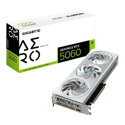 GIGABYTE GeForce RTX 5060 AERO OC Graphics Card — 8GB, GDDR7