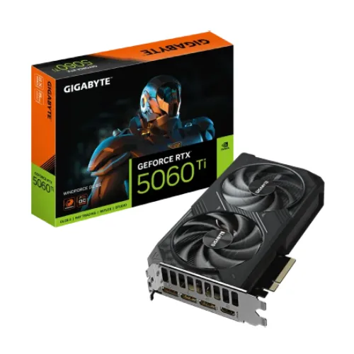 GIGABYTE WINDFORCE OC Graphics Card — GeForce RTX 5060 Ti, 8G GDDR7
