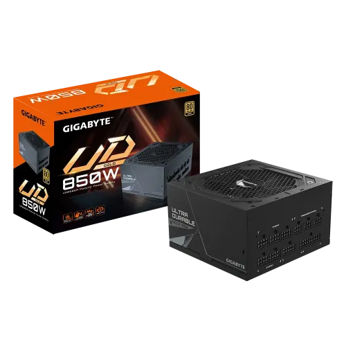 GIGABYTE UD850GM Ultra Durable Power Supply — 850W, 80+ Gold, Full Modular