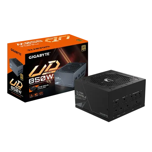 GIGABYTE UD850GM PG5 Power Supply — 850W, 80+ Gold, Full Modular