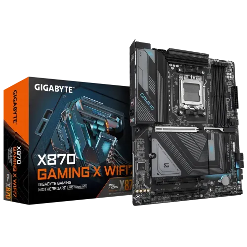 GIGABYTE X870 GAMING X WIFI7 Motherboard — DDR5, AMD AM5, ATX