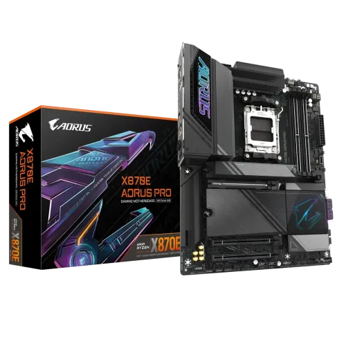 GIGABYTE X870E AORUS PRO Motherboard — DDR5, AM5, ATX