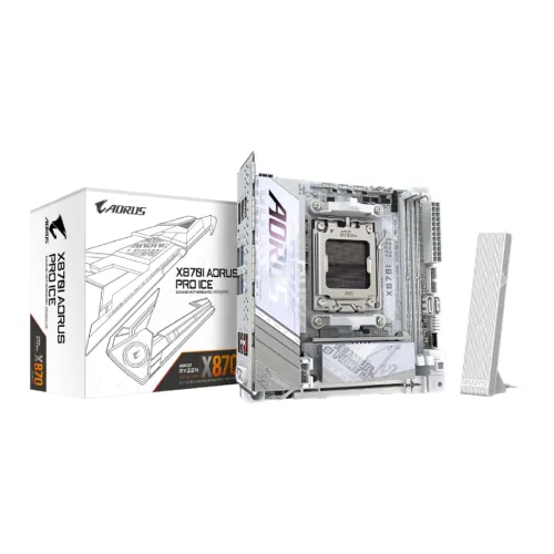 GIGABYTE X870I AORUS PRO ICE AM5 Mini-ITX Motherboard — DDR5