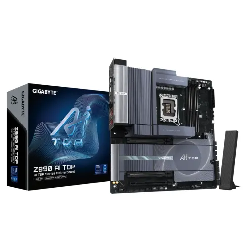 Gigabyte Z890 AI TOP EATX Motherboard — WiFi7, LGA 1851