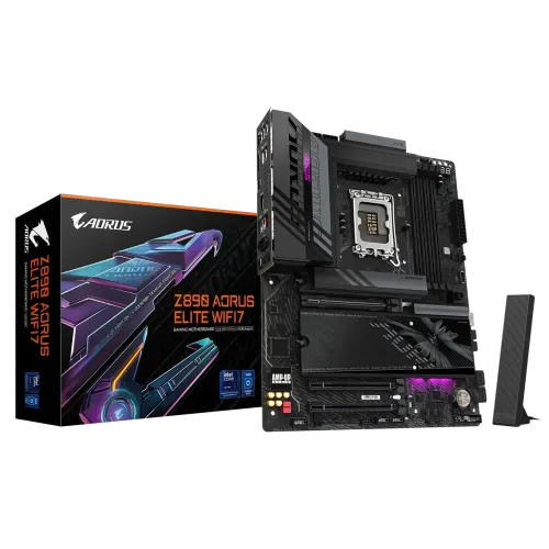 Gigabyte Z890 AORUS ELITE WIFI7 Motherboard — LGA 1851, ATX
