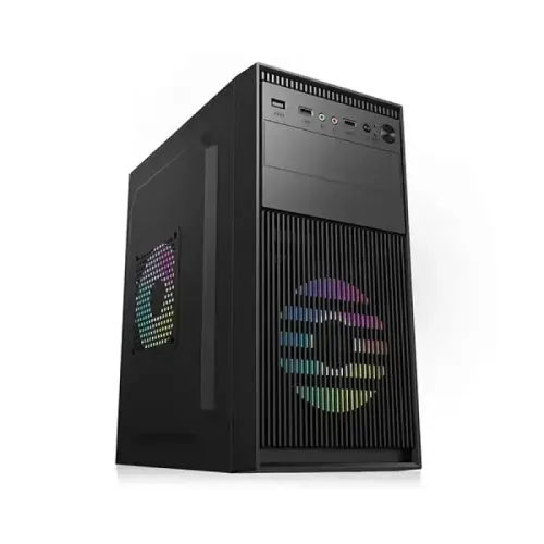 Golden Field 1718B Mid Tower Micro-ATX Casing — with PSU