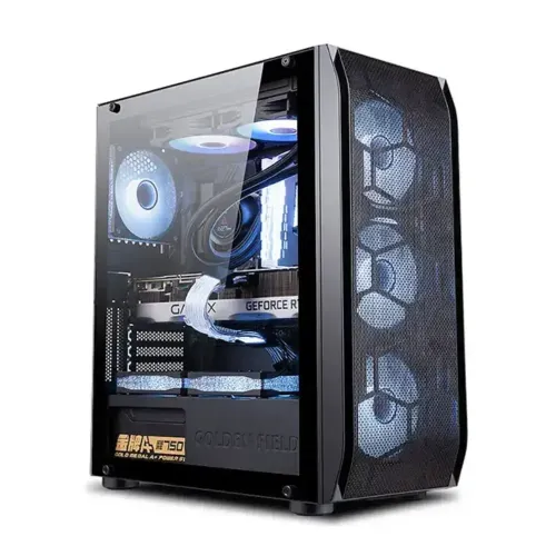 Golden Field Snow Pro Gaming Casing — E-ATX