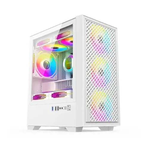 Golden Field V01 Mini-Tower Gaming Casing — White