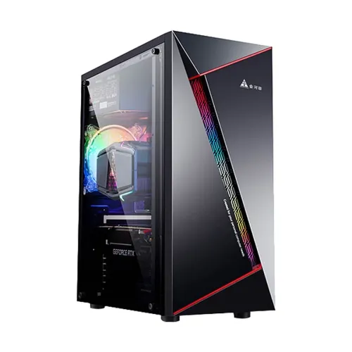 Golden Field XH2i ATX Gaming Case — with Power Supply