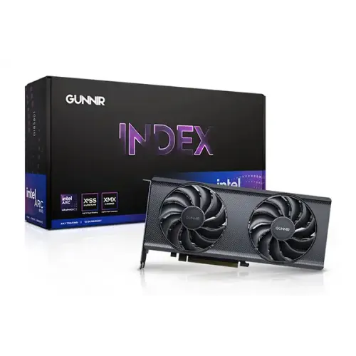 GUNNIR Intel Arc B580 Index Graphics Card — 12GB GDDR6