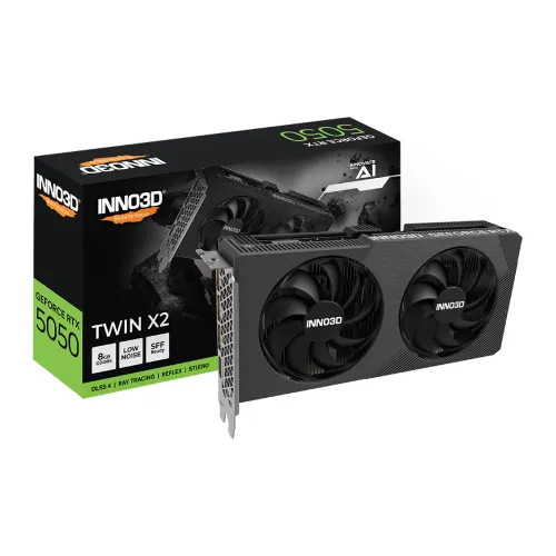 INNO3D GeForce RTX 5050 TWIN X2 Graphics Card — 8GB GDDR6