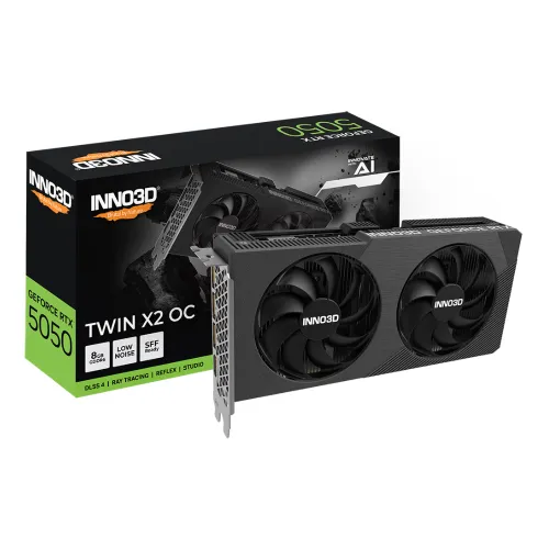 INNO3D GeForce RTX 5050 TWIN X2 OC Graphics Card — 8GB GDDR6