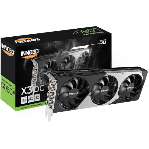 INNO3D GeForce RTX 5060 Ti X3 OC Graphics Card — 8GB GDDR7