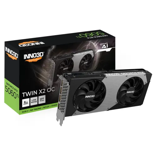 INNO3D TWIN X2 OC Graphics Card — GeForce RTX 5060 Ti, 8GB