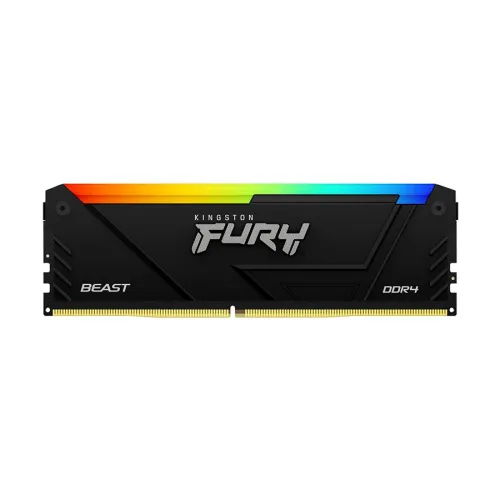 Kingston FURY Beast RGB Desktop Memory — 8GB, DDR4, 3200MHz