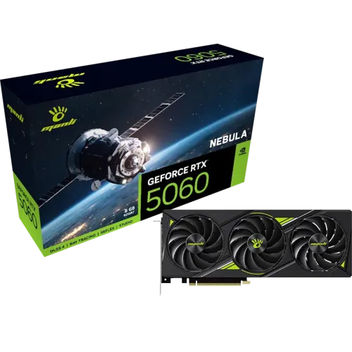 Manli Nebula GeForce RTX 5060 OC Graphics Card — 8GB GDDR7
