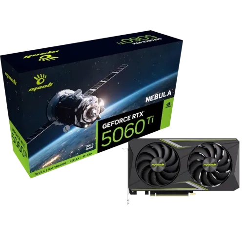 Manli Nebula GeForce RTX 5060 Ti Graphics Card — 16GB GDDR7