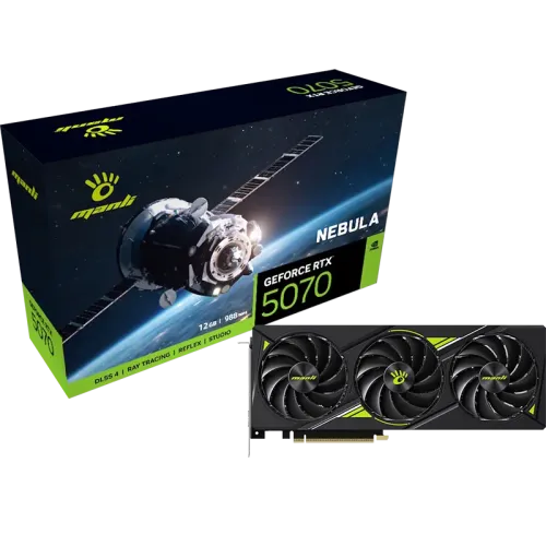 Manli Nebula GeForce RTX 5070 Graphics Card — 12GB GDDR7