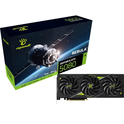 Manli Nebula GeForce RTX 5080 Graphics Card — 16GB GDDR7