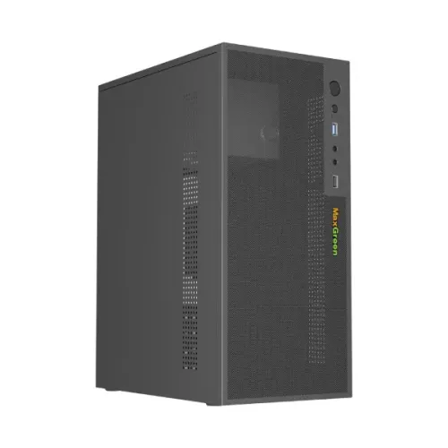 MaxGreen H2 M-ATX Case — With 200W Power Supply