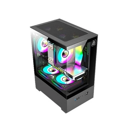 Monarch Ice Cooler X5 Desktop Gaming Case — ARGB