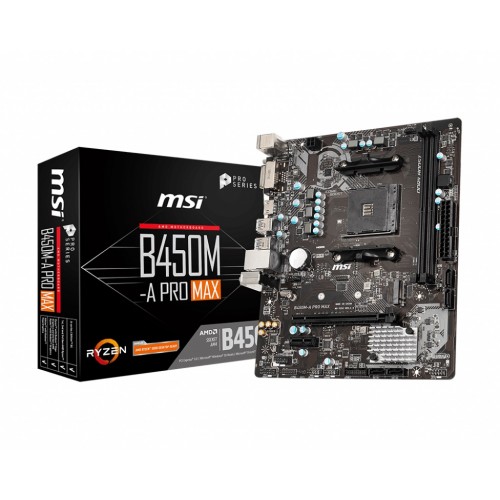MSI B450M-A PRO MAX Motherboard — AMD AM4