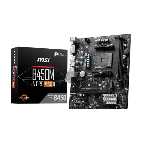 MSI B450M-A PRO MAX II Motherboard — AMD AM4