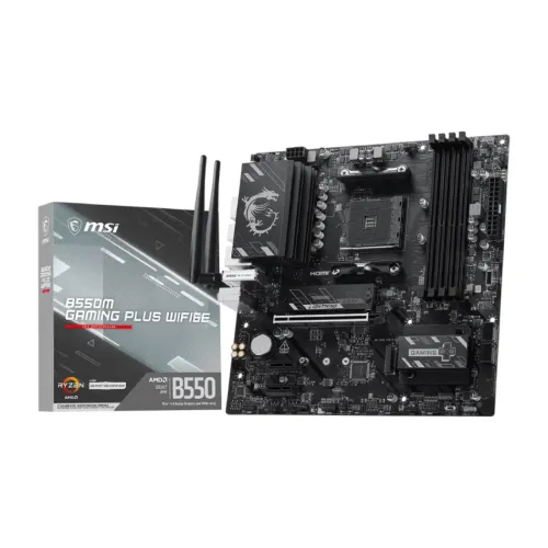 MSI B550M GAMING PLUS WIFI6E Motherboard — AMD AM4, mATX