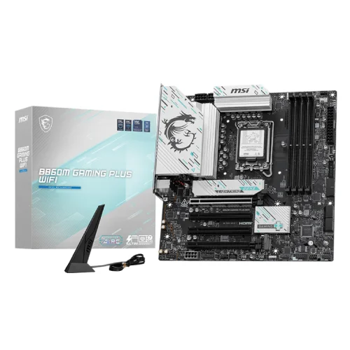 MSI B860M GAMING PLUS WIFI Motherboard — LGA 1851, Micro ATX