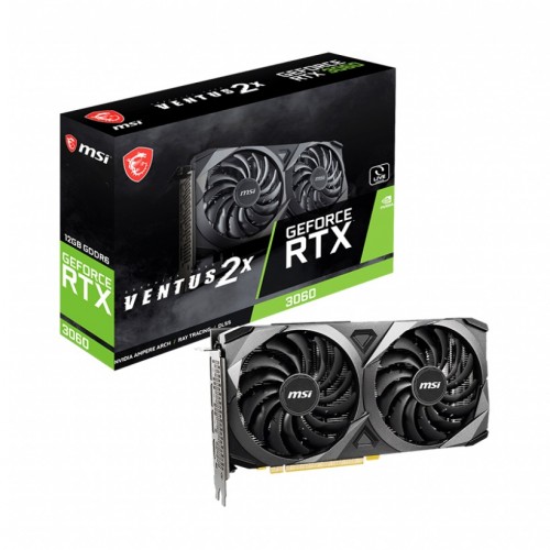 MSI GeForce RTX 3060 VENTUS 2X Graphics Card — 12GB GDDR6