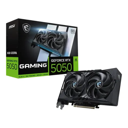 MSI GeForce RTX 5050 8G Gaming OC Graphics Card — 8GB GDDR6