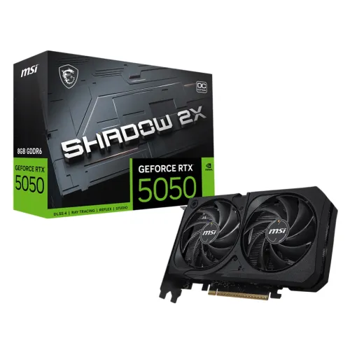 MSI GeForce RTX 5050 8G SHADOW 2X OC Graphics Card — 8GB GDDR6