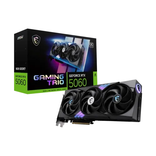 MSI GeForce RTX 5060 GAMING TRIO OC Graphics Card — 8G GDDR7